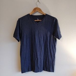 H&M Basic Dark Blue V-neck tee